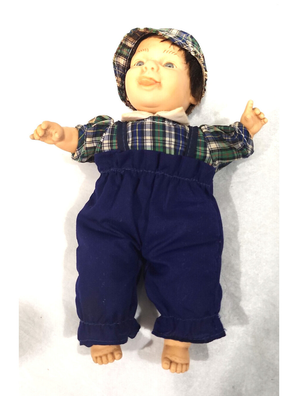 Vintage 90s Gi-Go My Pals Expression Doll Tongue Out Plaid